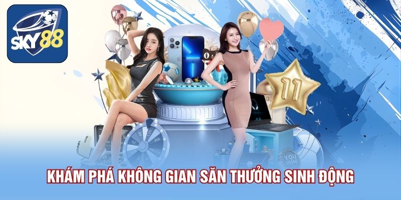 Khám phá không gian săn thưởng sinh động